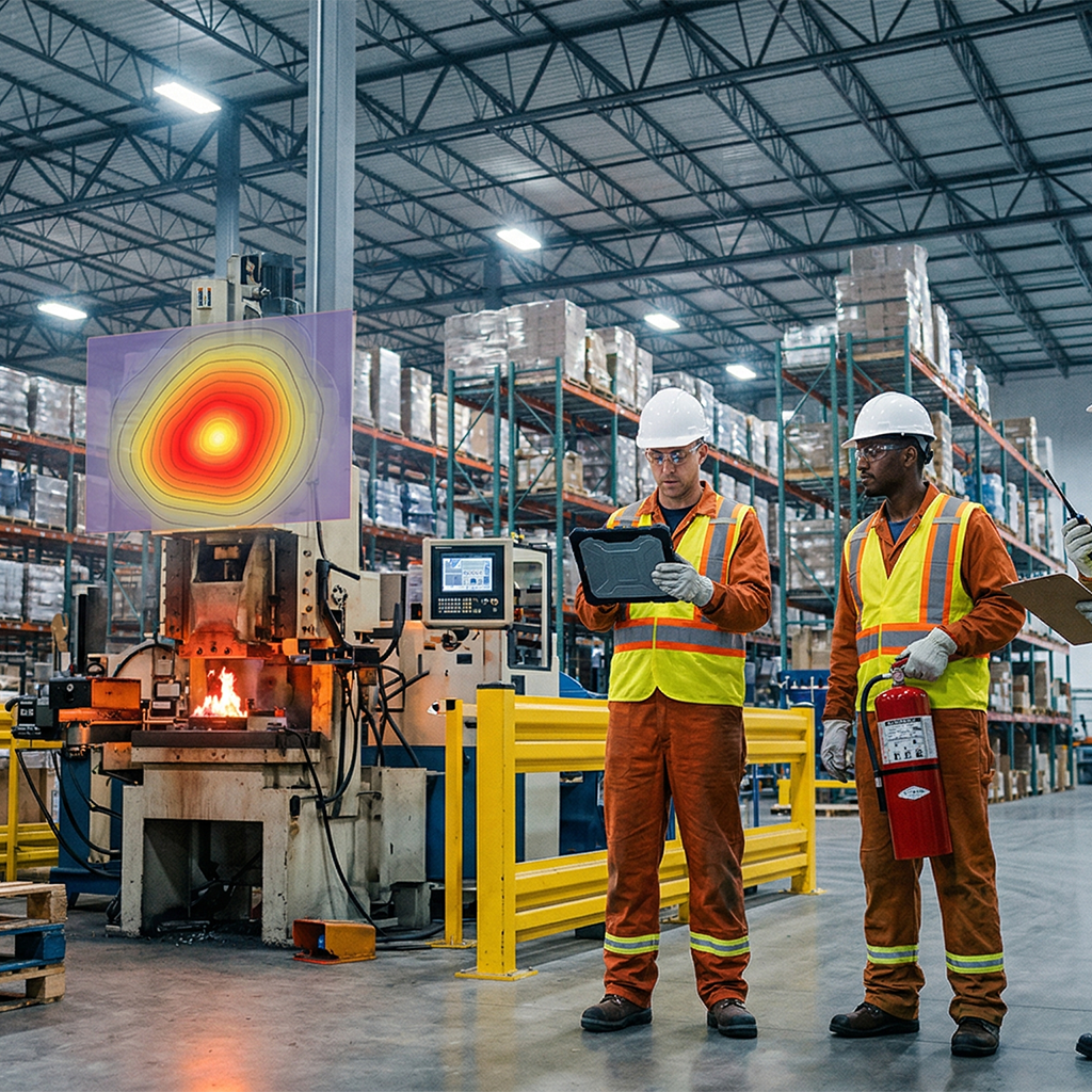 Detecção precoce de incêndio e anomalias térmicas
